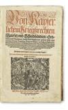 FRONSPERGER, LEONHARD. [Kriesgsbuch.] 3 vols. in one. 1571-73-73. Lacks the plates.